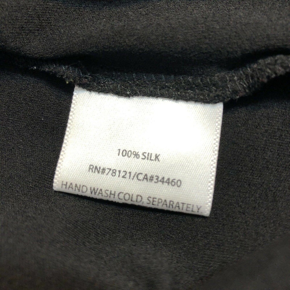 Eileen Fisher Medium Stretch Silk Jersey Top Shirt - Picture 8 of 10